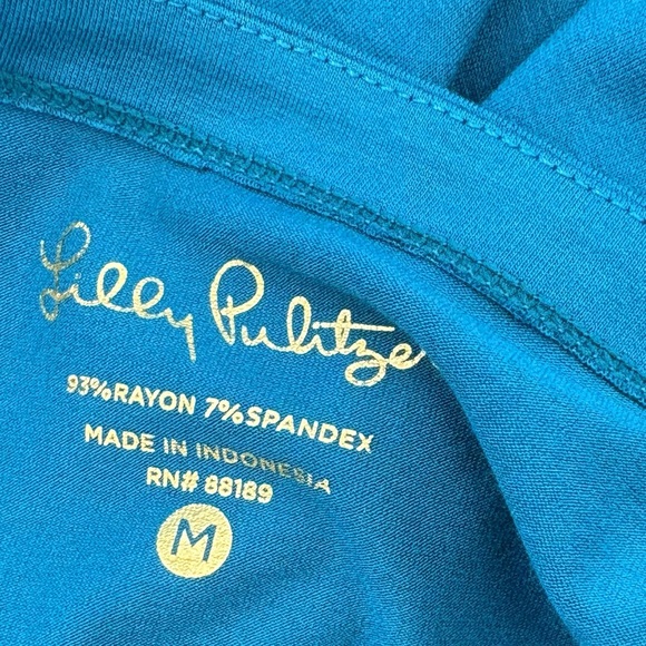 Lilly Pulitzer Sophie Women’s UPF 50+ Dress 3/4 Sleeve Tidal Wave Size Med. NWT - Picture 12 of 15